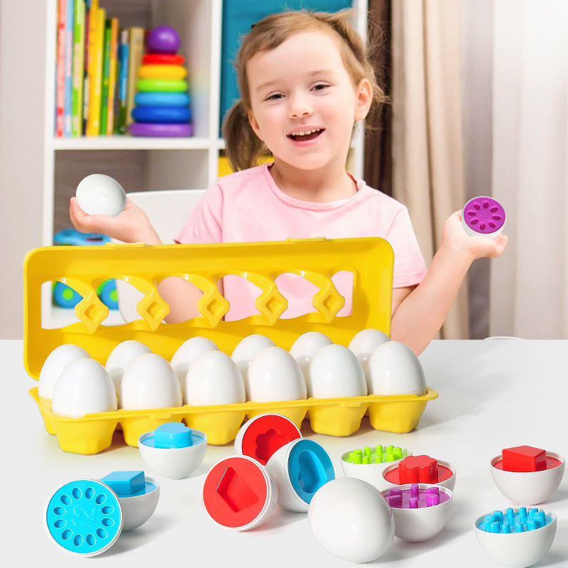 Baby Learning Educational Toy Smart Egg Shape Matching Sorter