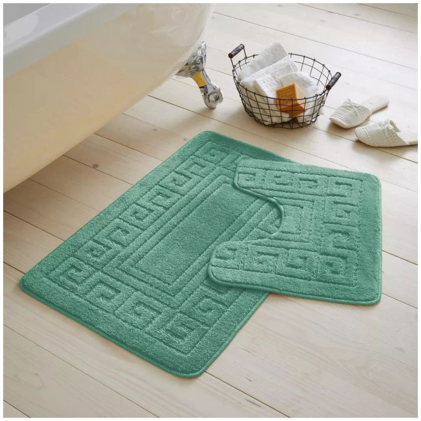 Greek Bath Mat Set