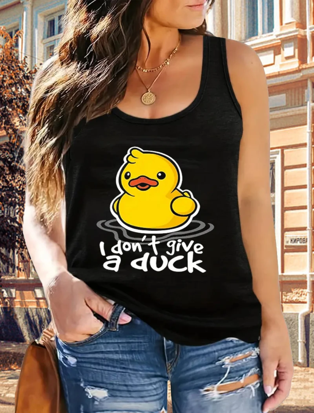 Dont Give A Duck Vest Top