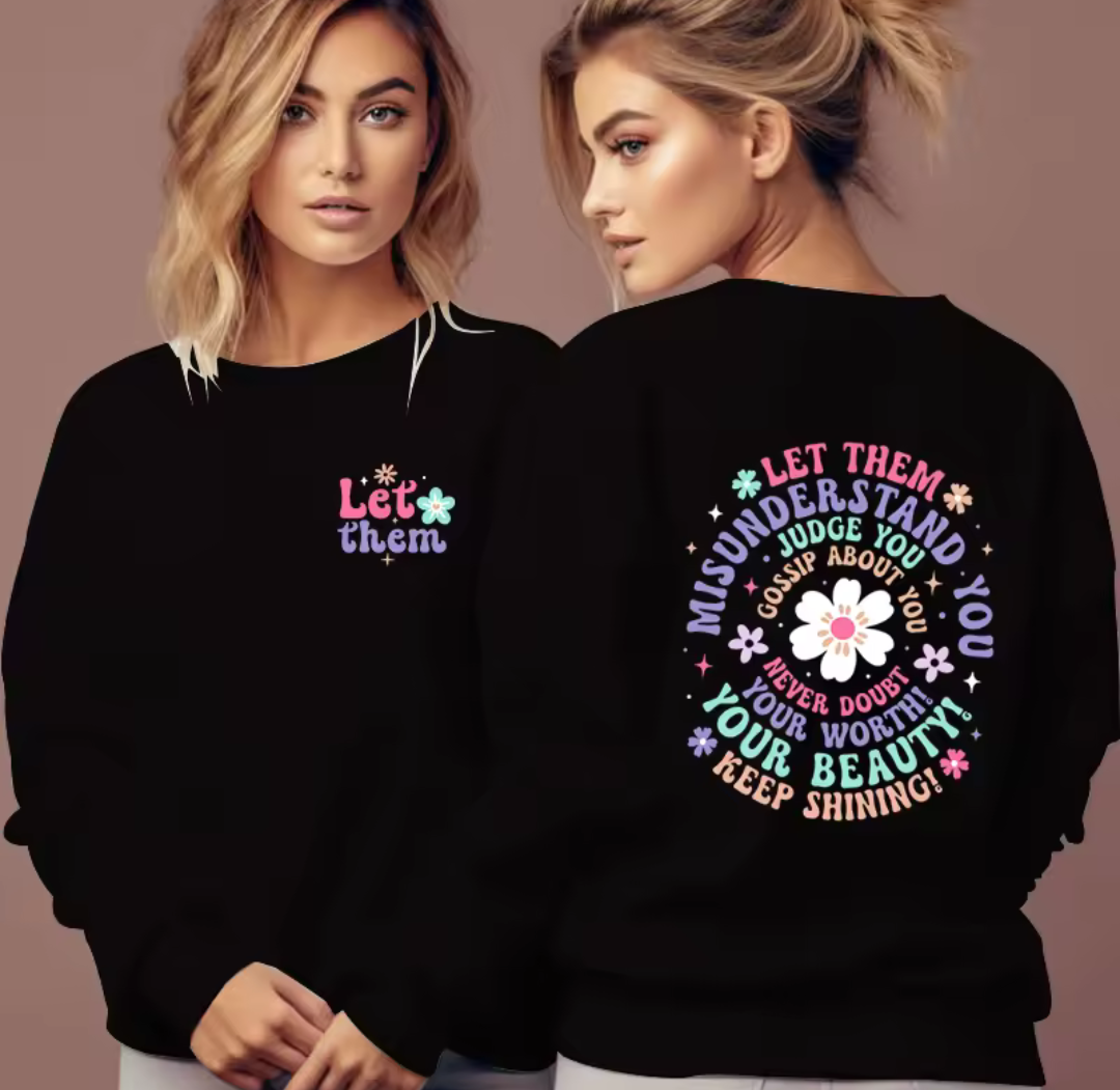 Misunderstand Slogan Sweatshirt - large