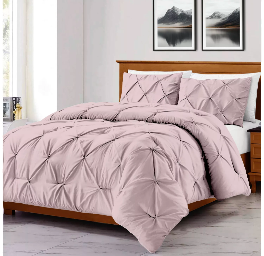Pintuck Duvet Set