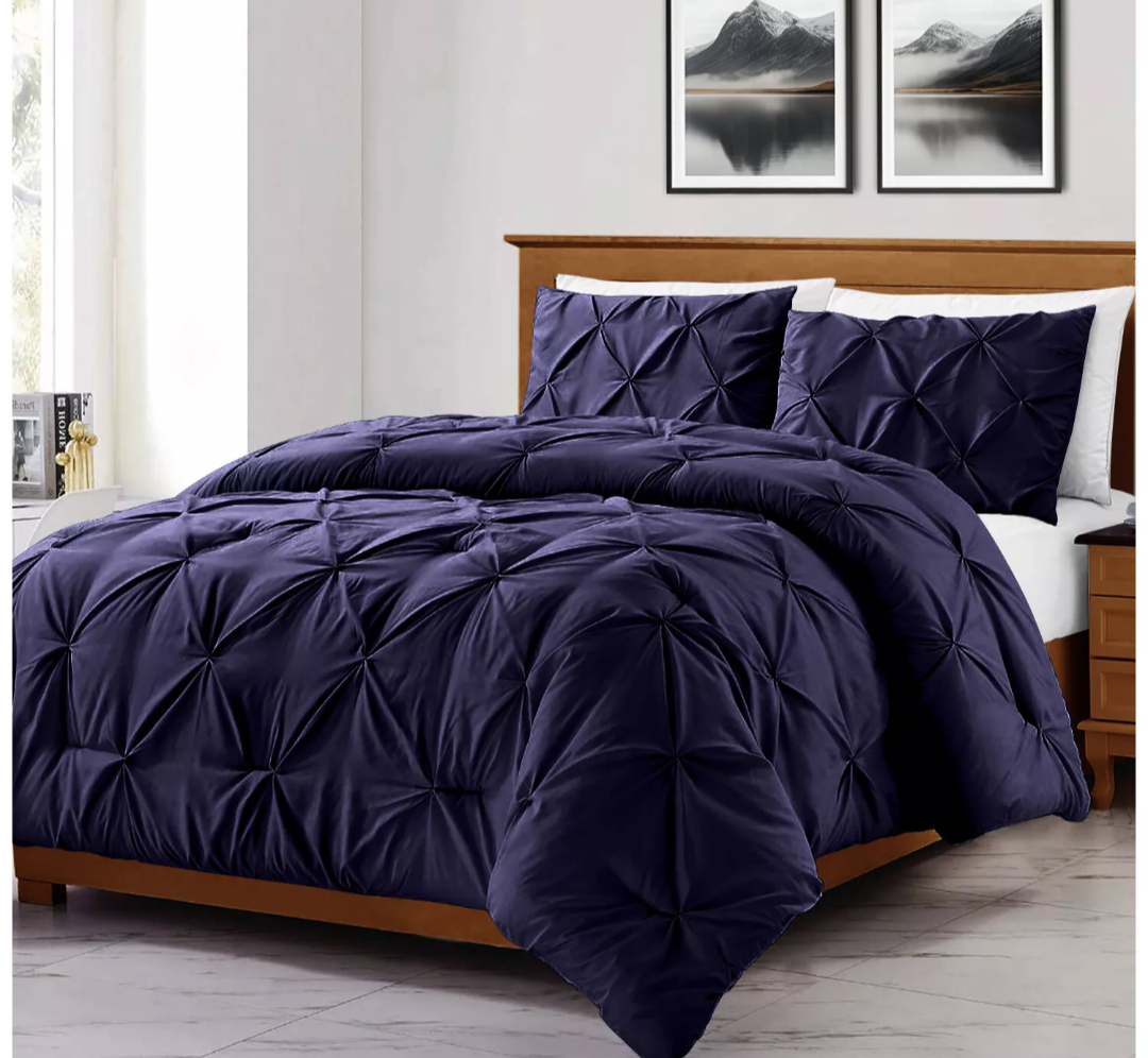 Pintuck Duvet Set