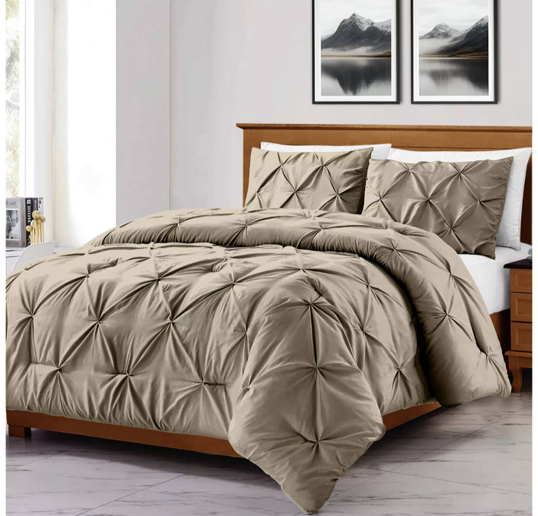 Pintuck Duvet Set