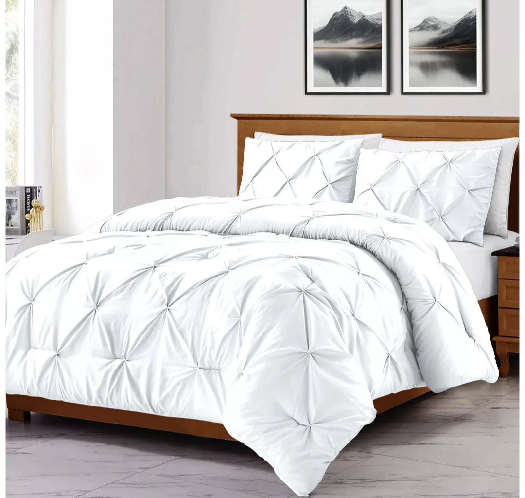 Pintuck Duvet Set