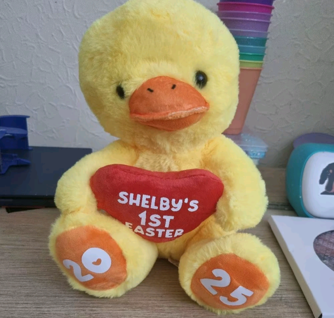 Large Personalised Plush Chick