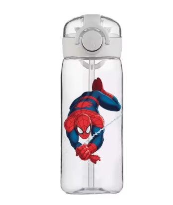 400ml Portable Spiderman Straw Cup