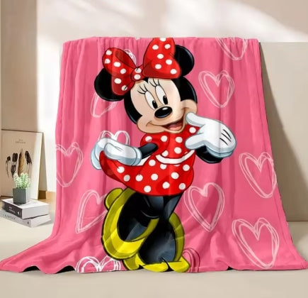 Minnie Flannel Fleece Throw