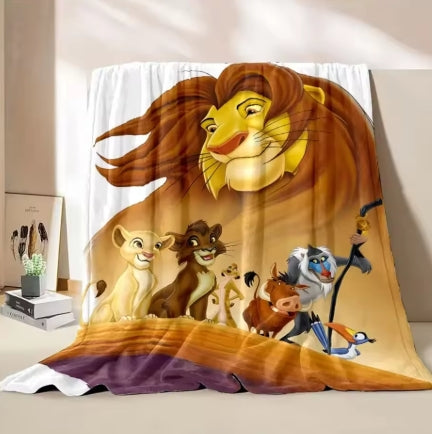 Lion King Flannel Fleece Throw