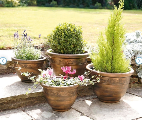 Pk 4 Wenlock Planters - Bronze