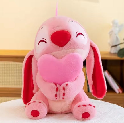 30cm Stitch Angel Plush with Heart