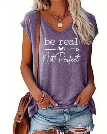 BE REAL NOT PERFECT Vest Top