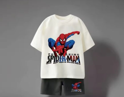Spiderman Shorts and Tshirt Set