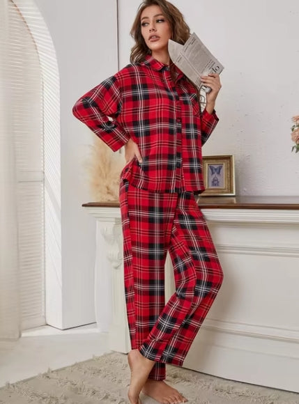 Red Plaid Pjs