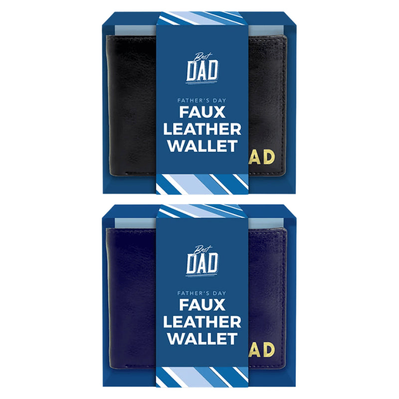 Fathers Day Faux Leather Wallet