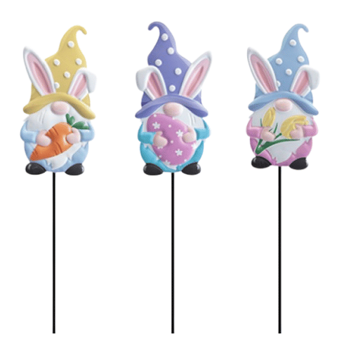 Spring Gonk Garden Stake 3pk
