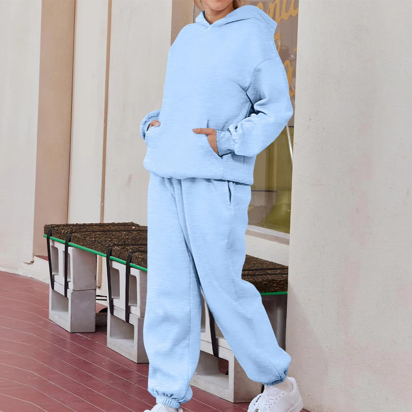 Womens 2 Piece Tracksuit Loungewear with Pockets