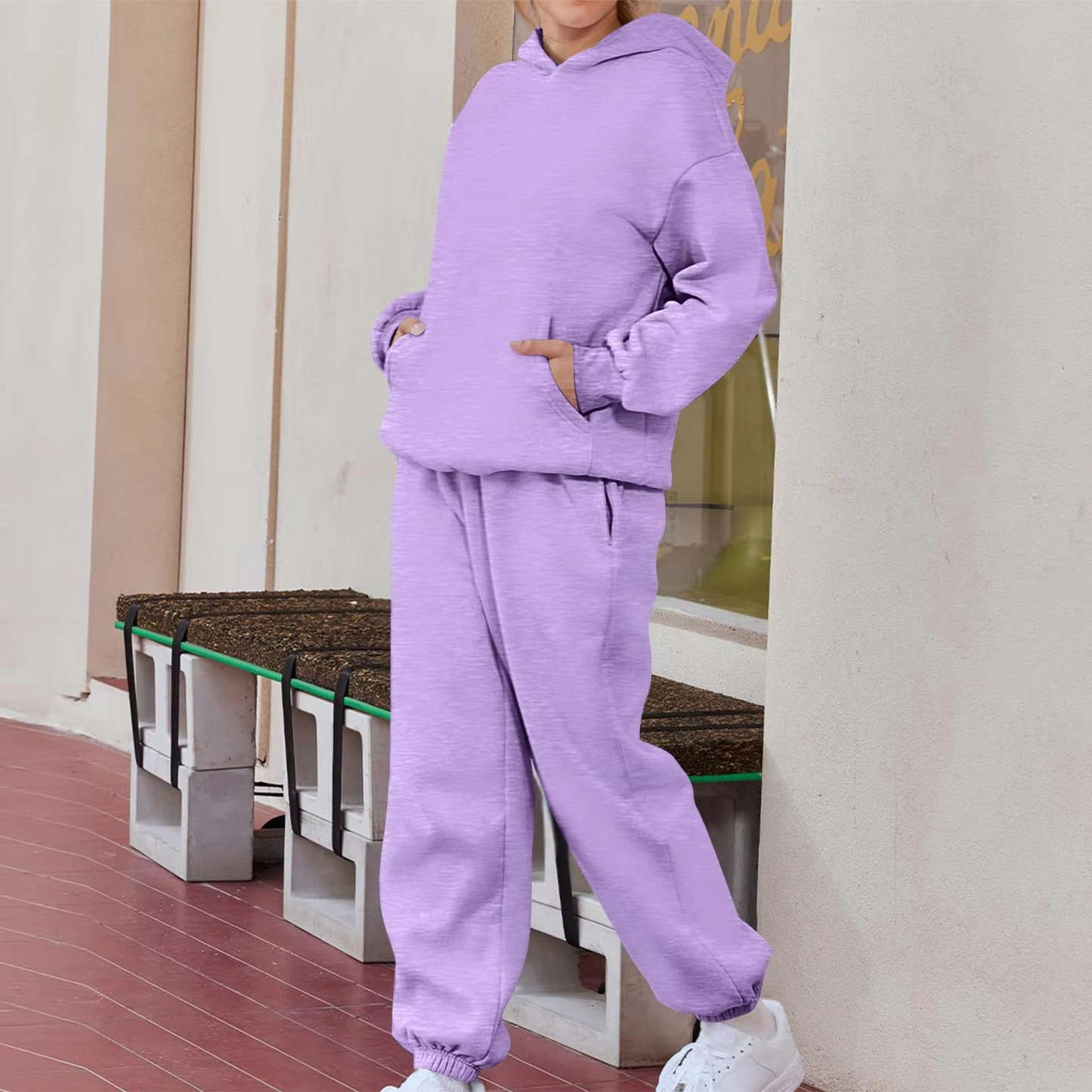 Womens 2 Piece Tracksuit Loungewear with Pockets