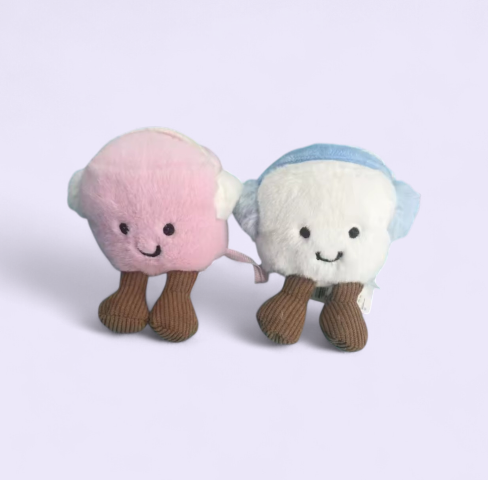 Marshmallow Key/Bag Charm
