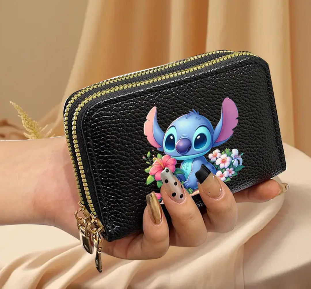 Stitch Zipper Coin Purse