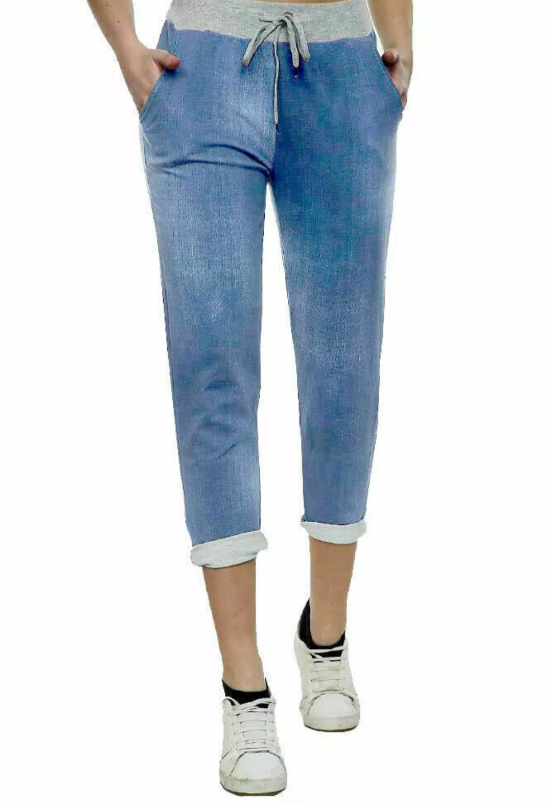 Ladies Cuffed Trousers