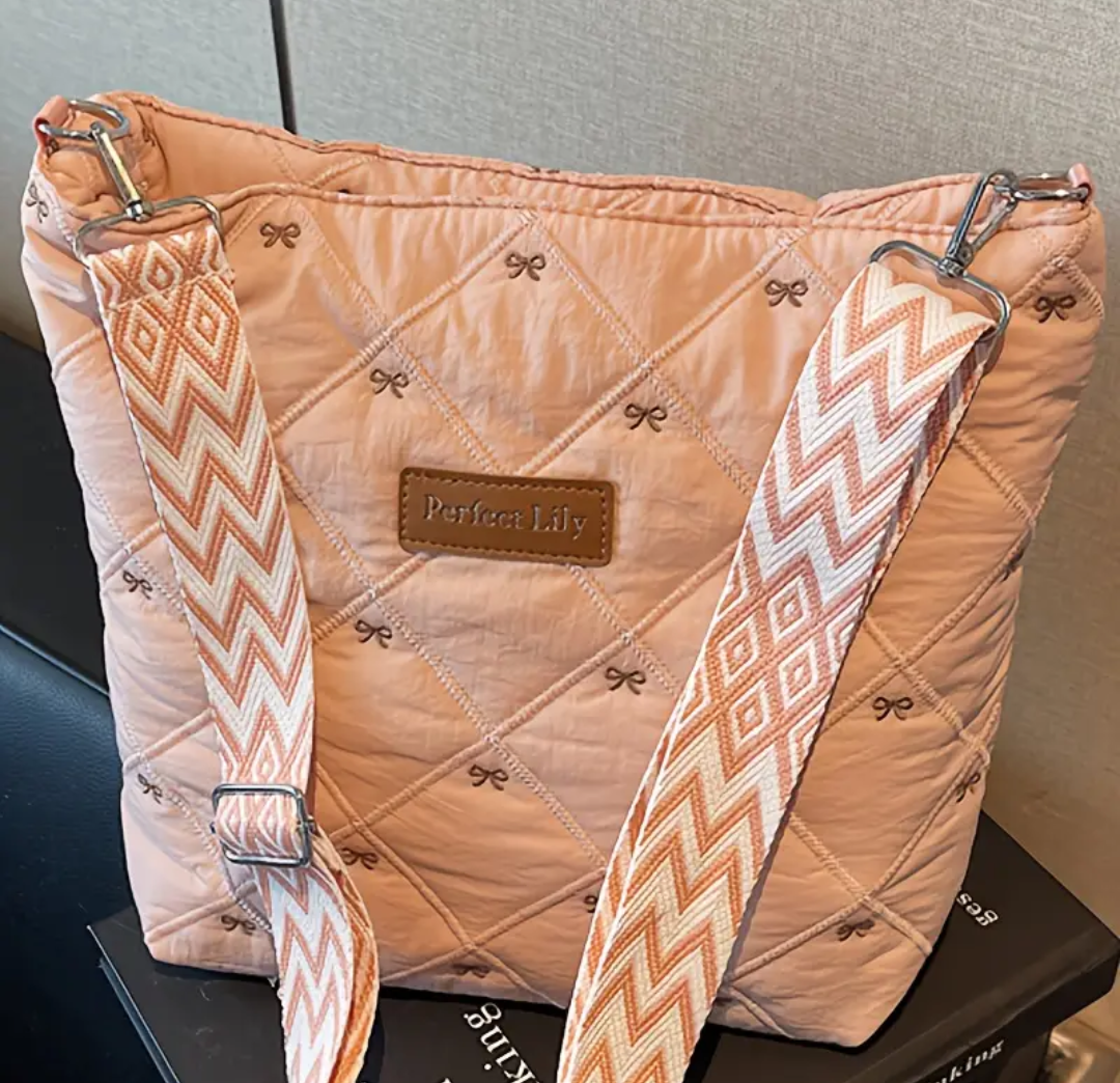 Ladies Bohemian Quilted Tote Bag