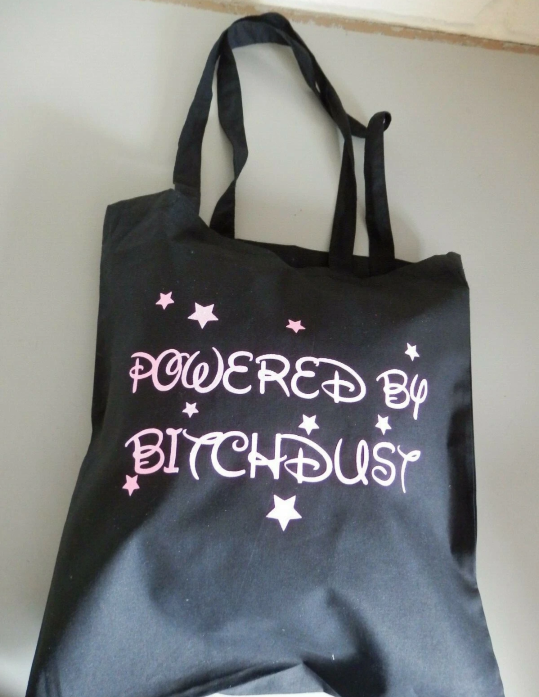 Powered By Bitchdust Tote Bag