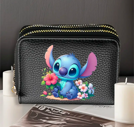 Stitch Zipper Coin Purse