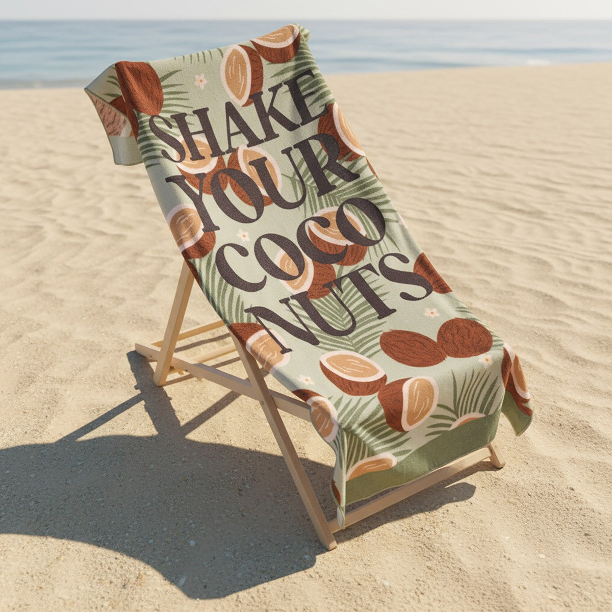 Shake Your Coconuts Beach Towel