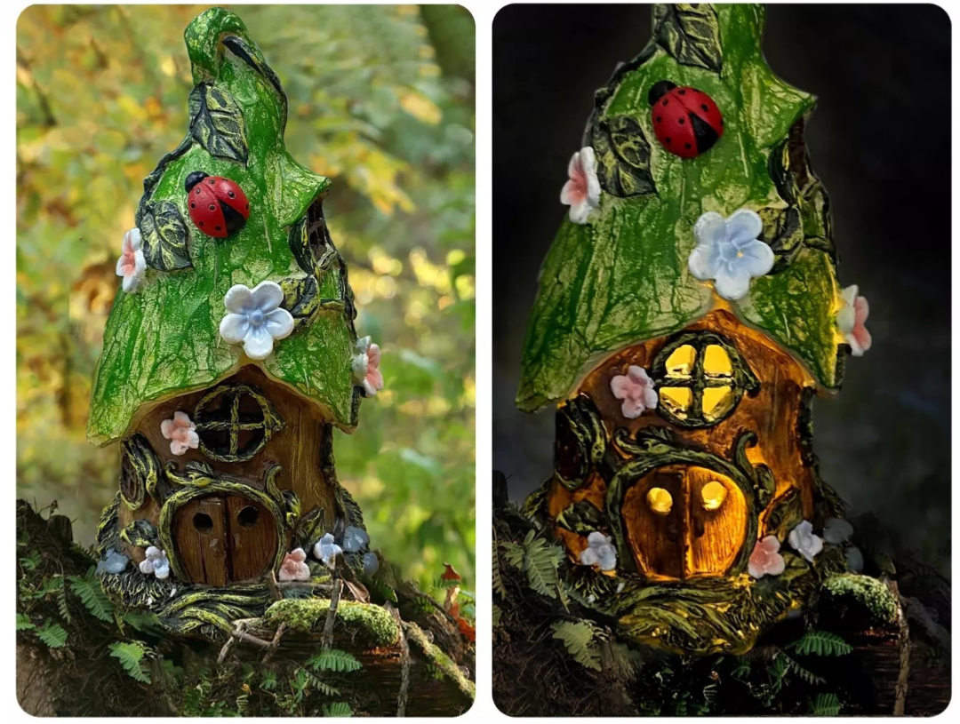 Solar Powered Fairy House