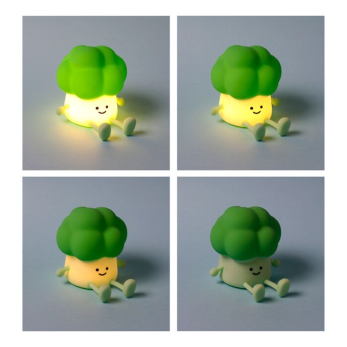 Night Light & Phone Stand - Foodiemals Broccoli