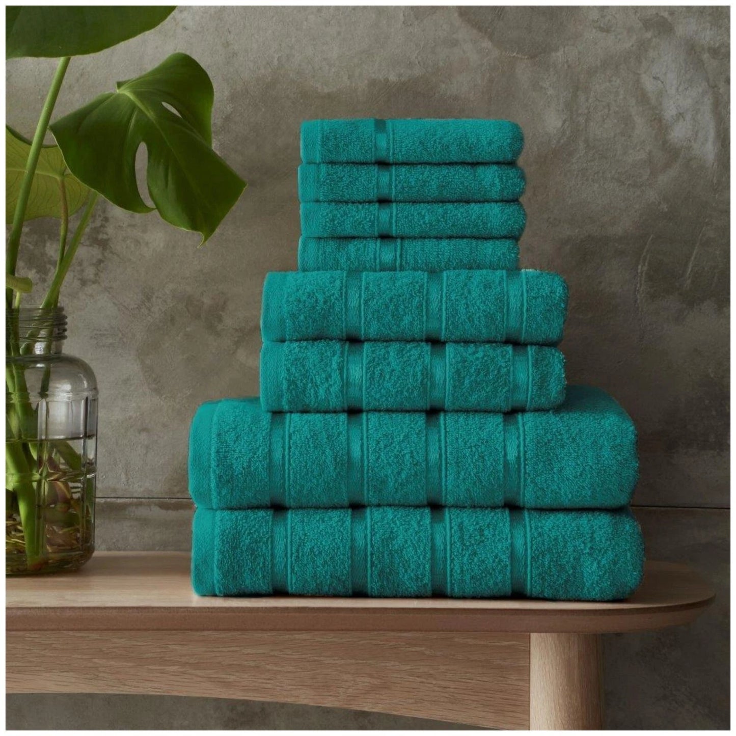 8pc Egyptian Cotton Towel Bale