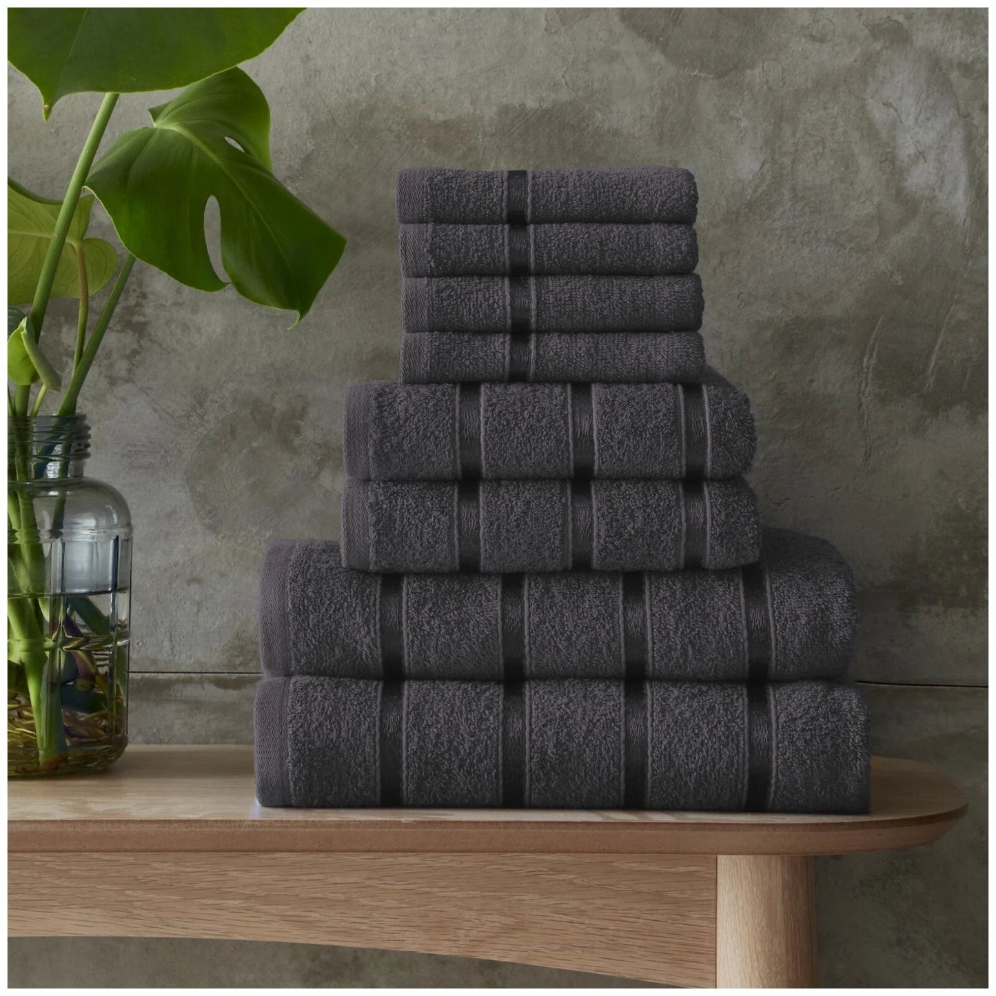 8pc Egyptian Cotton Towel Bale