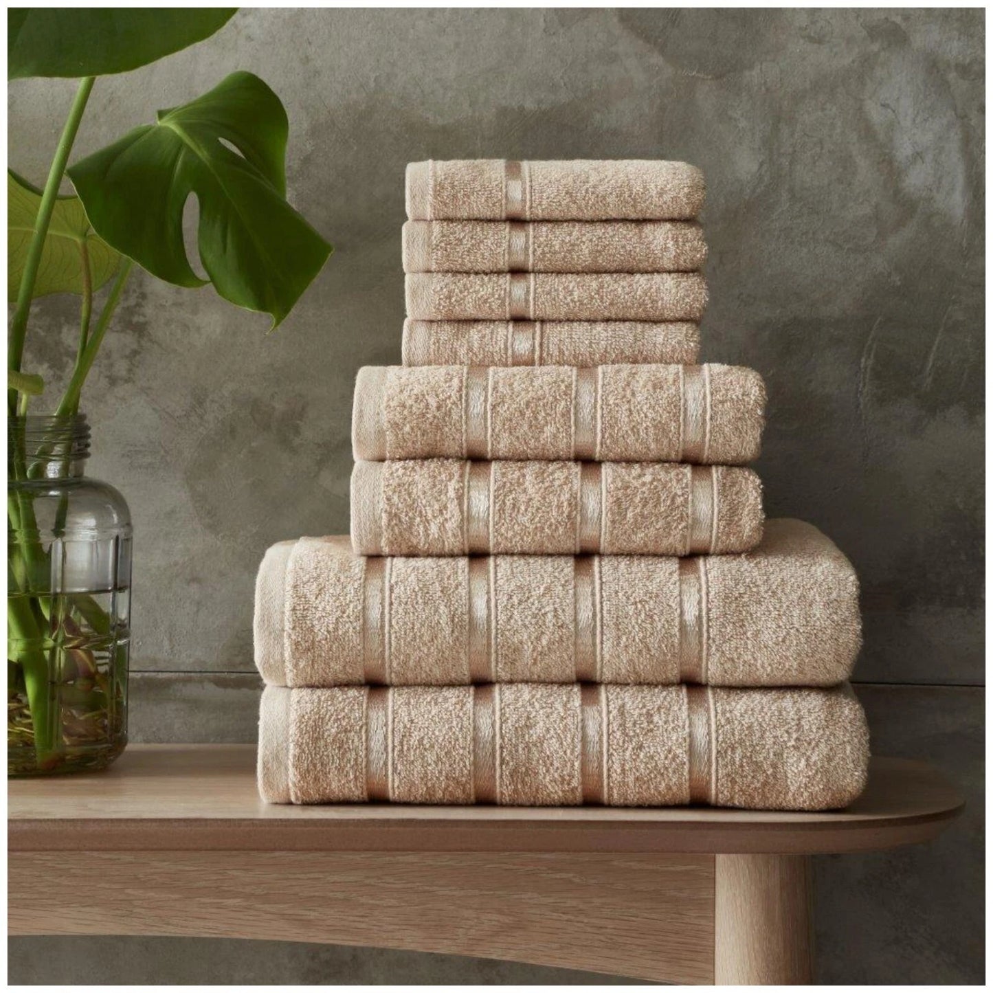 8pc Egyptian Cotton Towel Bale