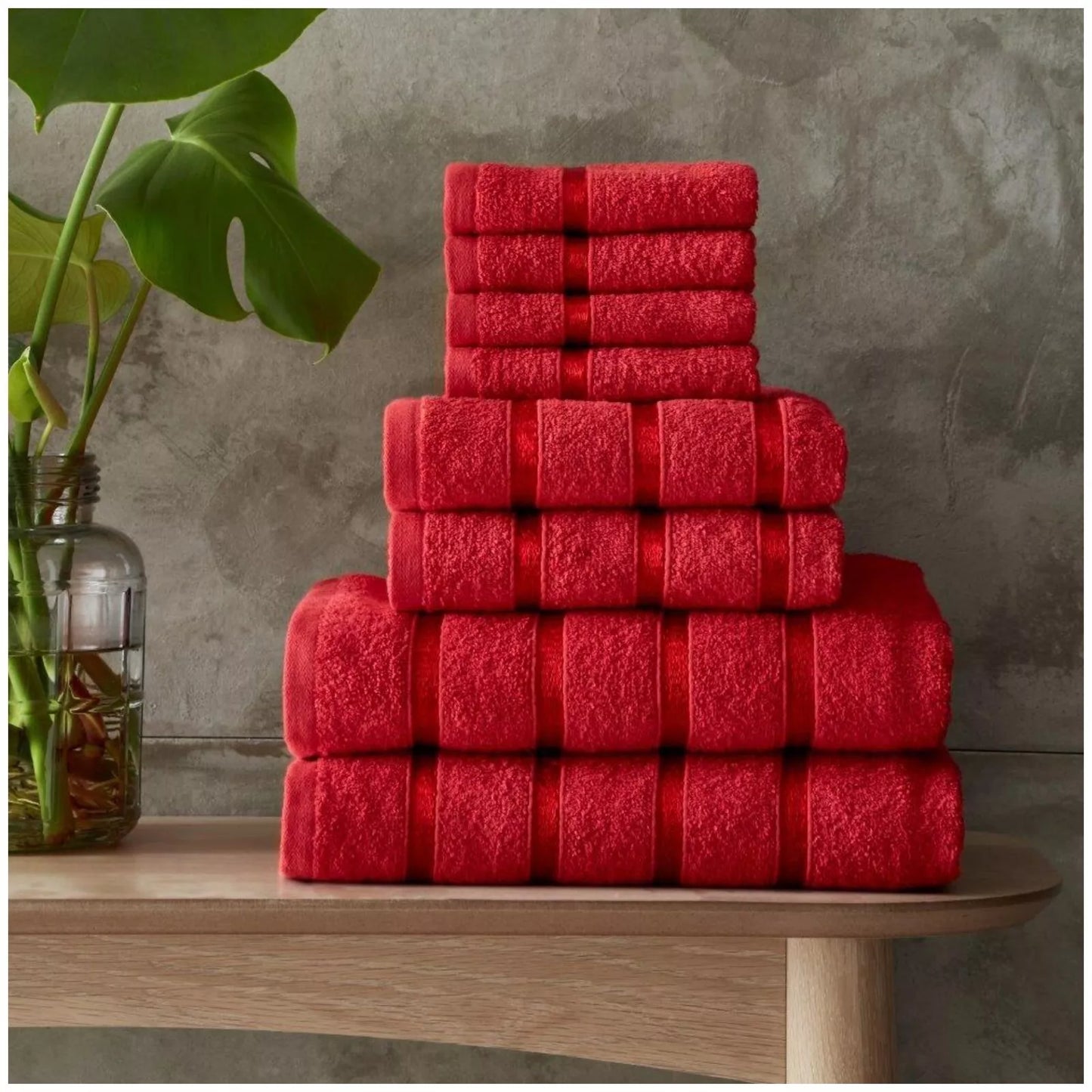 8pc Egyptian Cotton Towel Bale