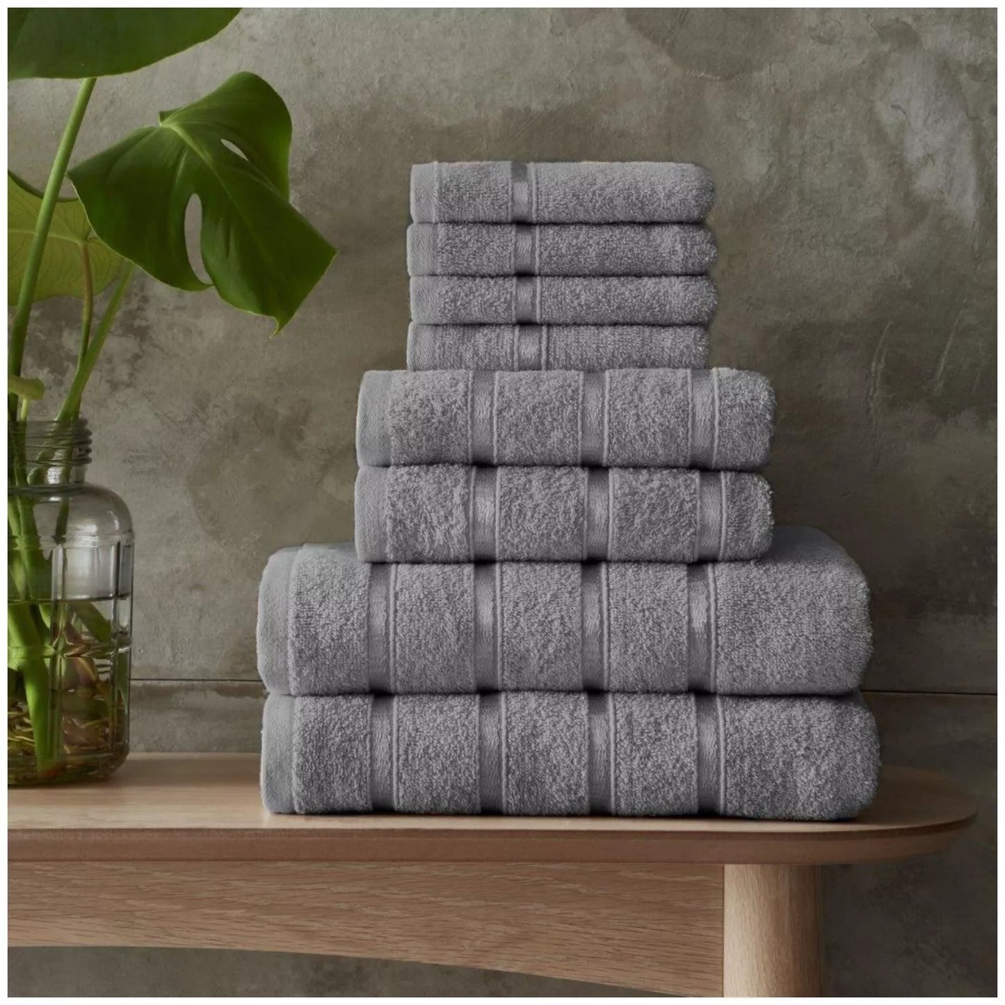 8pc Egyptian Cotton Towel Bale