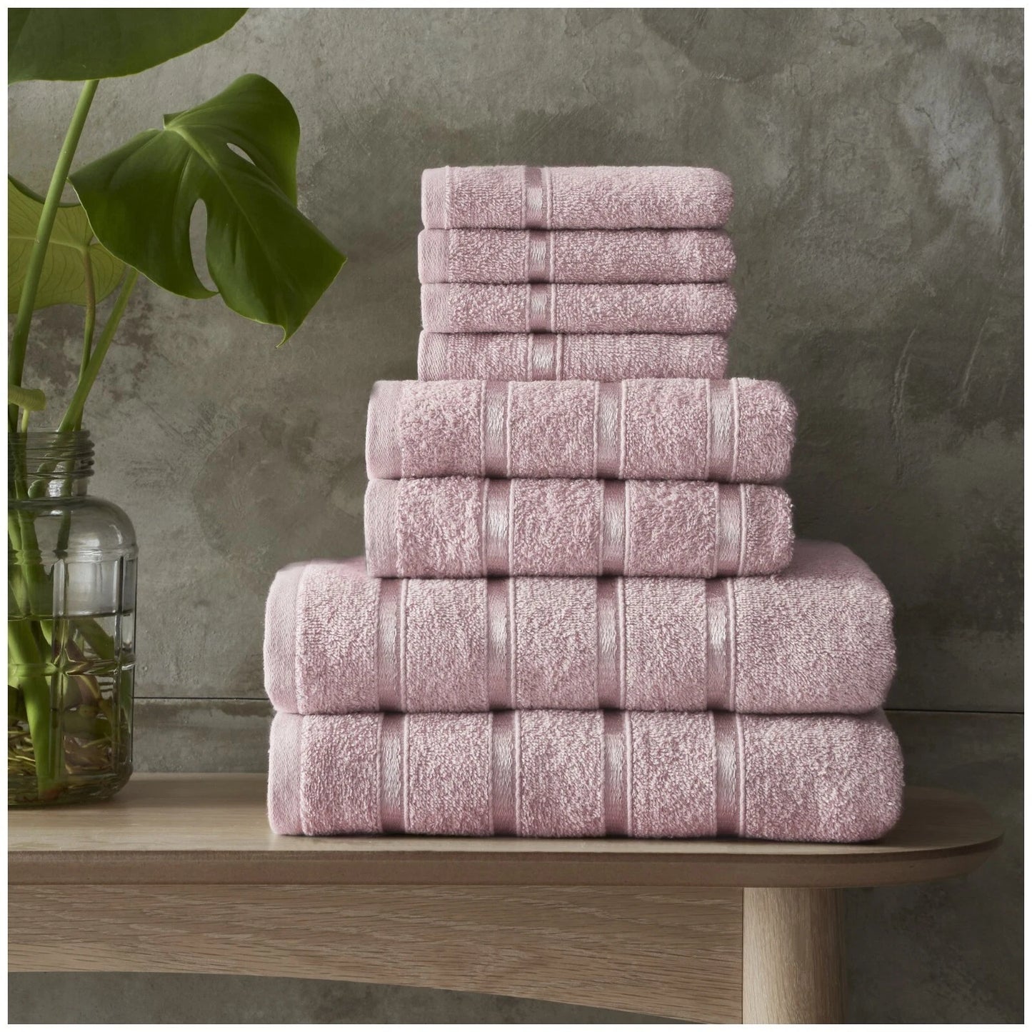 8pc Egyptian Cotton Towel Bale