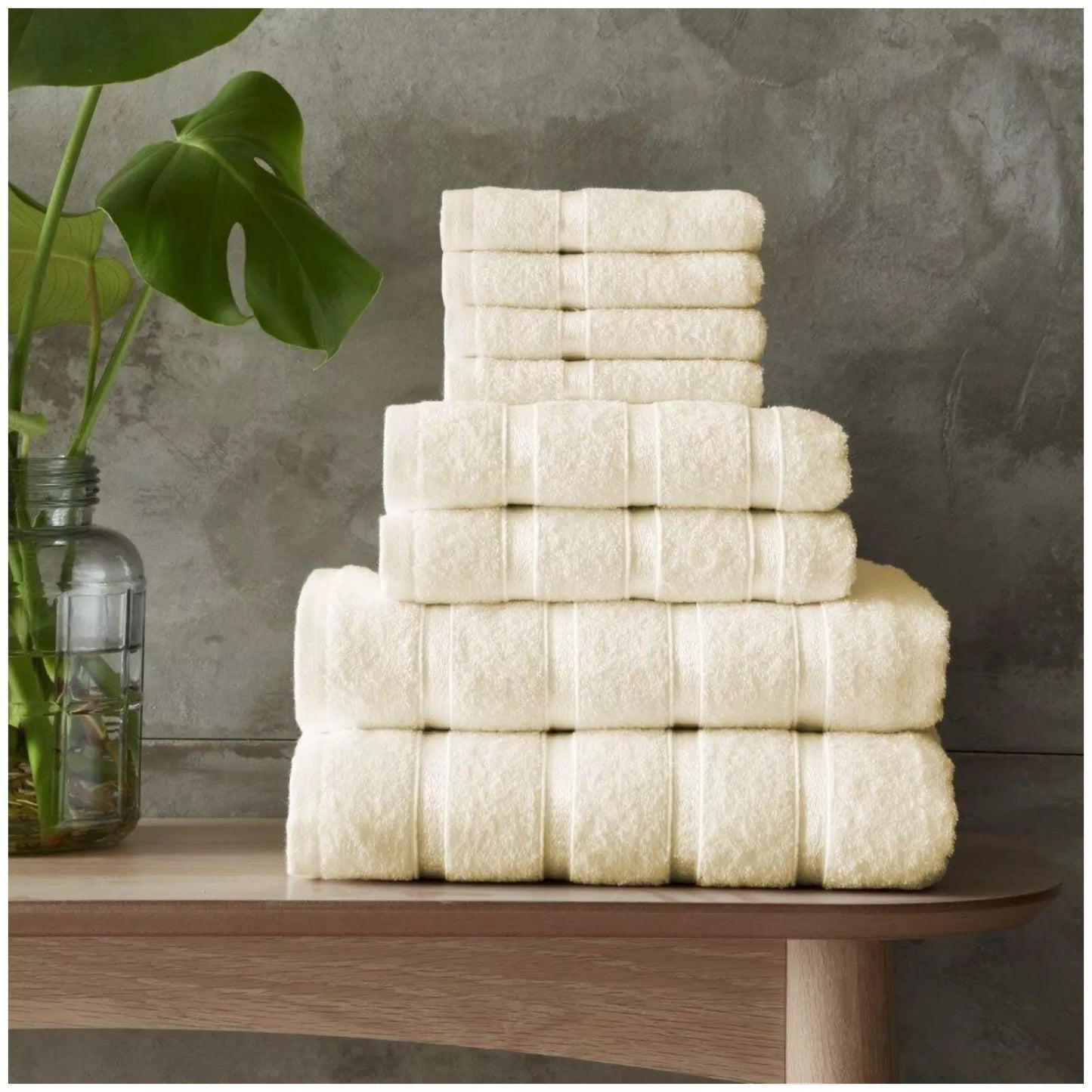8pc Egyptian Cotton Towel Bale