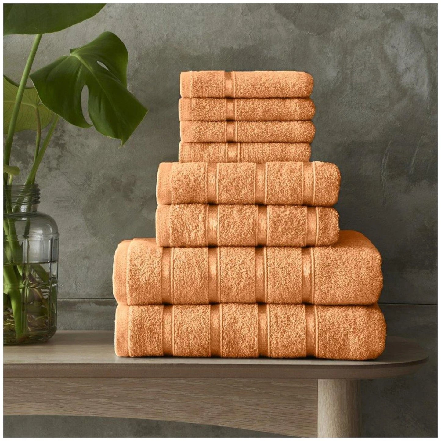 8pc Egyptian Cotton Towel Bale