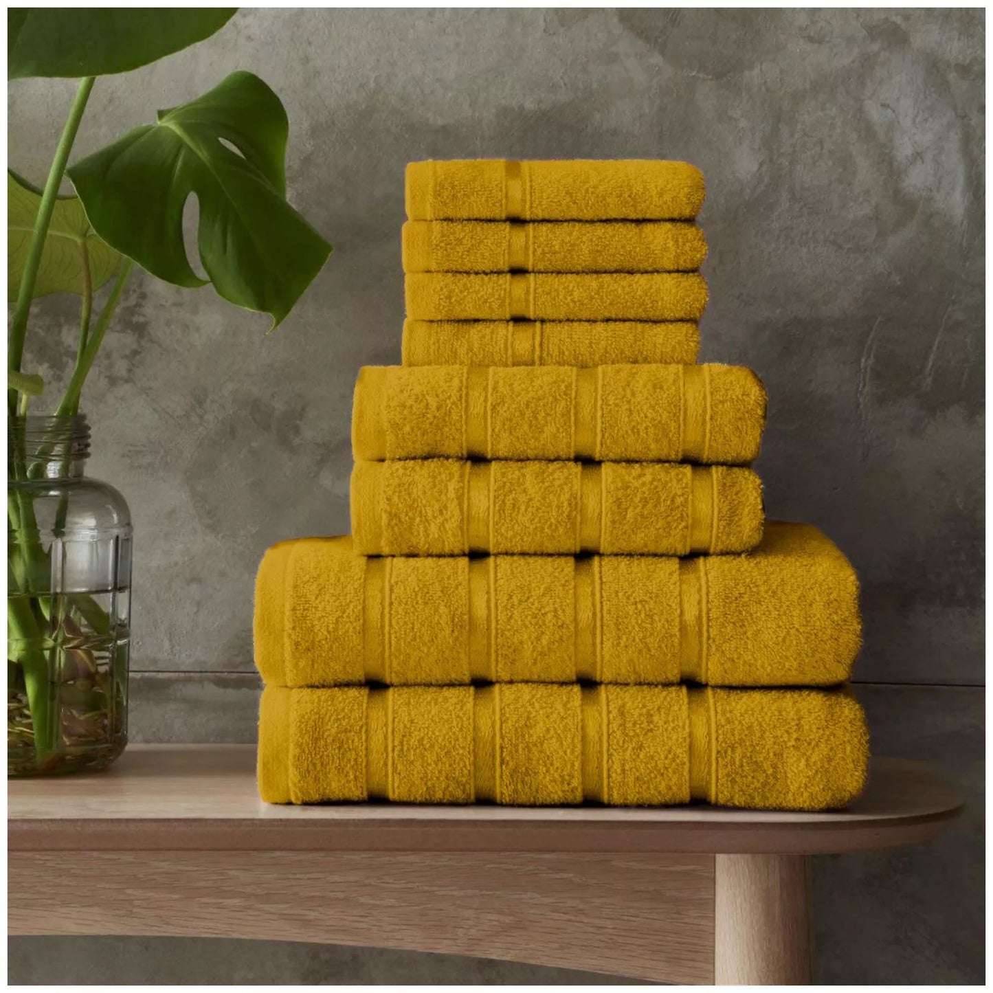 8pc Egyptian Cotton Towel Bale