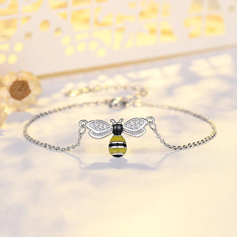 Crystal Bee Bracelet