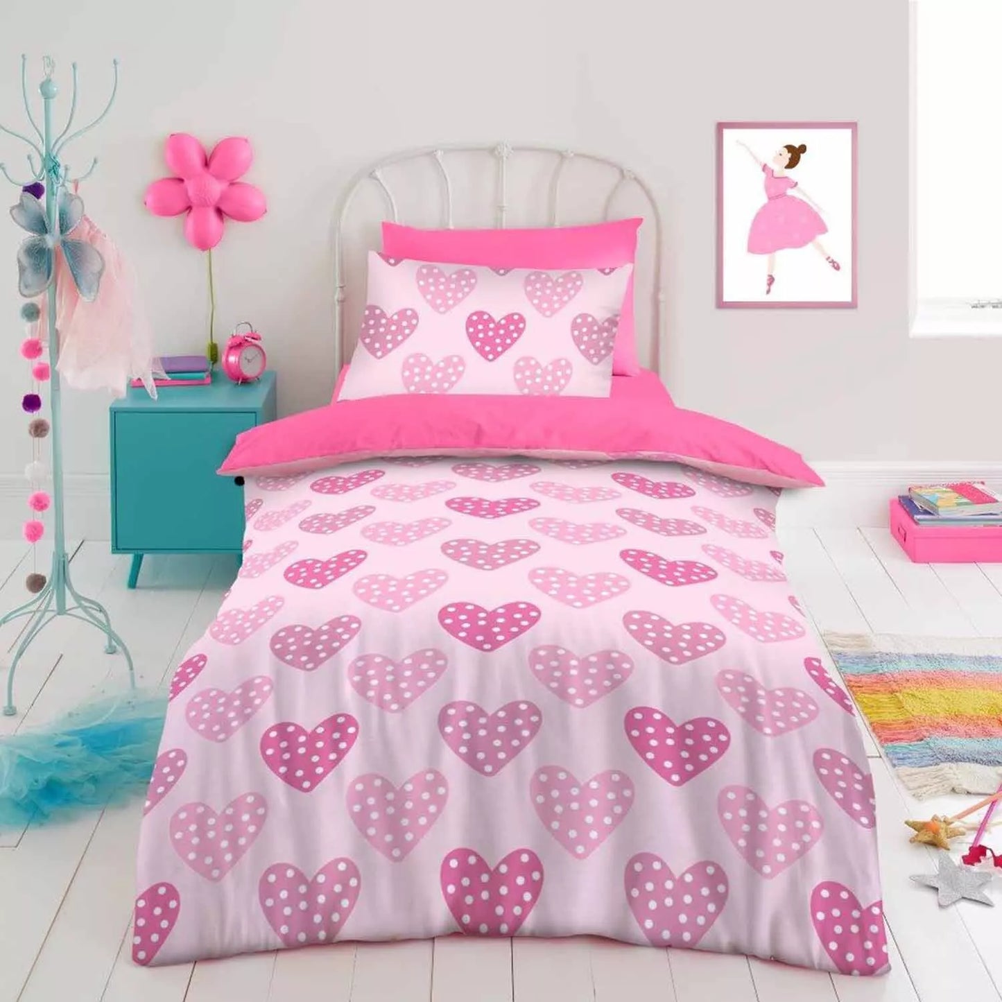 Love Hearts Single Duvet