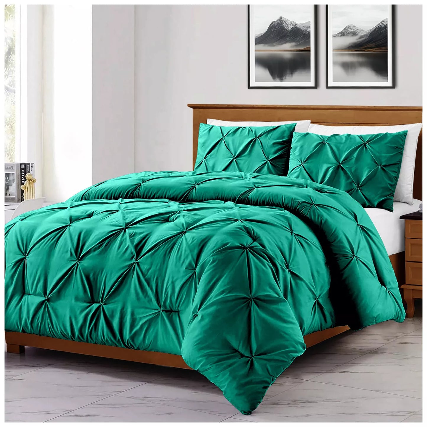 Pintuck Duvet Set