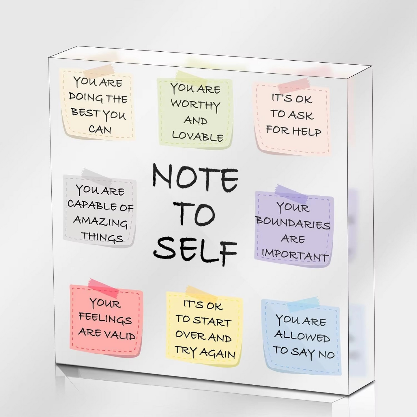Inspirational Quote Plaque