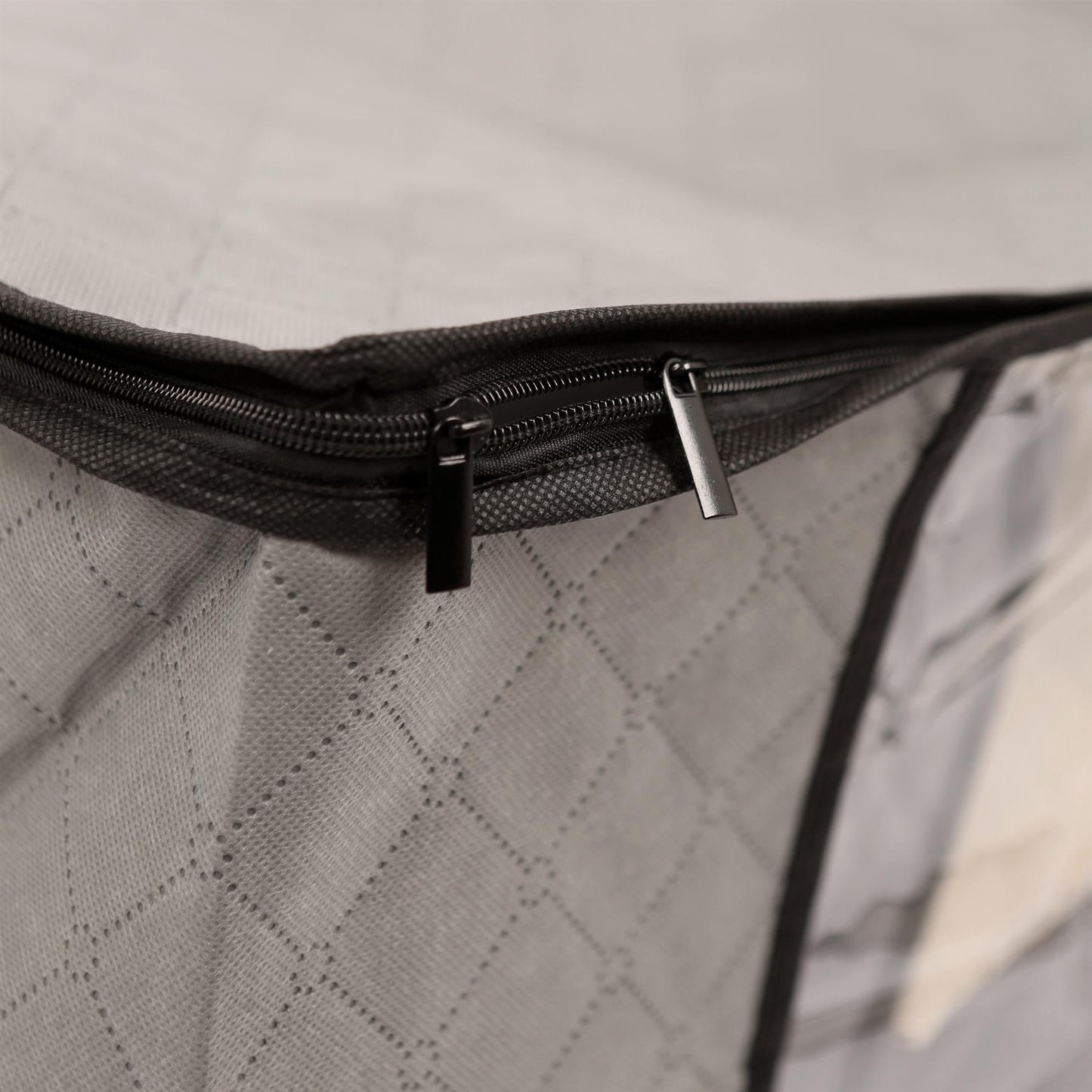 95 Litre Clothes Storage Bags with Lid - Grey - Pack of 5