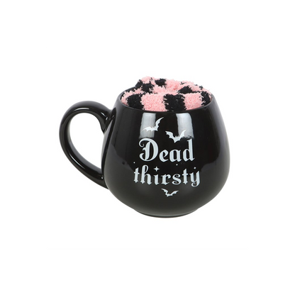 Dead Thirsty Mug and Socks Set