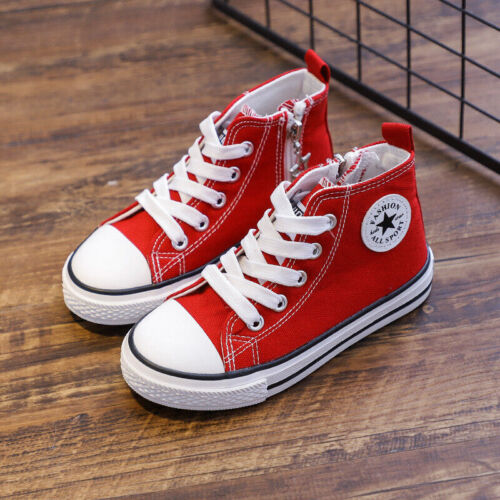 Kids Canvas Trainers