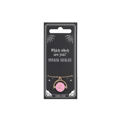 Which Witch Are You Spinning Necklace