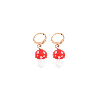 Toadstool Dangle Earrings