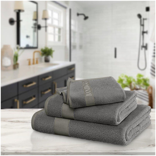 2x Bamboo Bath Towels