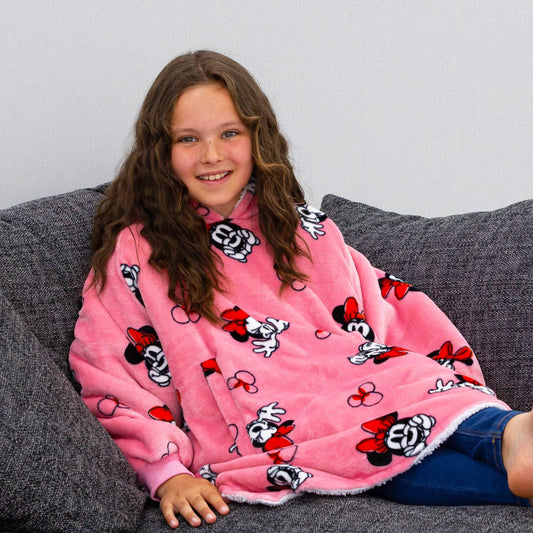 Kids Minnie Novelty Hoodie Blanket